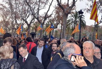 Carles Escolà i Daniel Mallen han estat presents fent costat a Carme Forcadell