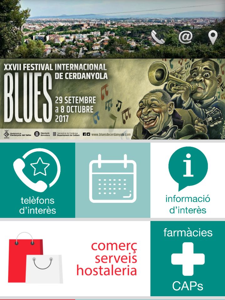 L'accés a la informació del Festival es fa mitjançant un espai propi a l'app Cerdanyola Ciutat Oberta