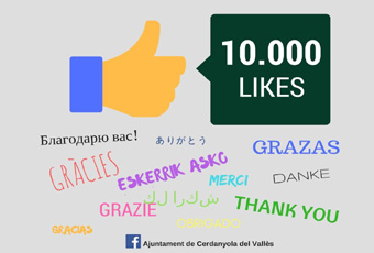 El Facebook de l'Ajuntament de Cerdanyola supera els 10 mil m'agrada