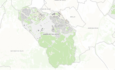 Mapa de Cerdanyola del Vallès