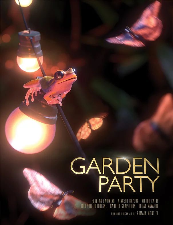 Cartell del curt Garden Party