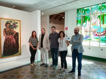 Acte de presentació del quadre Retrat de la senyoreta Ramona Prada