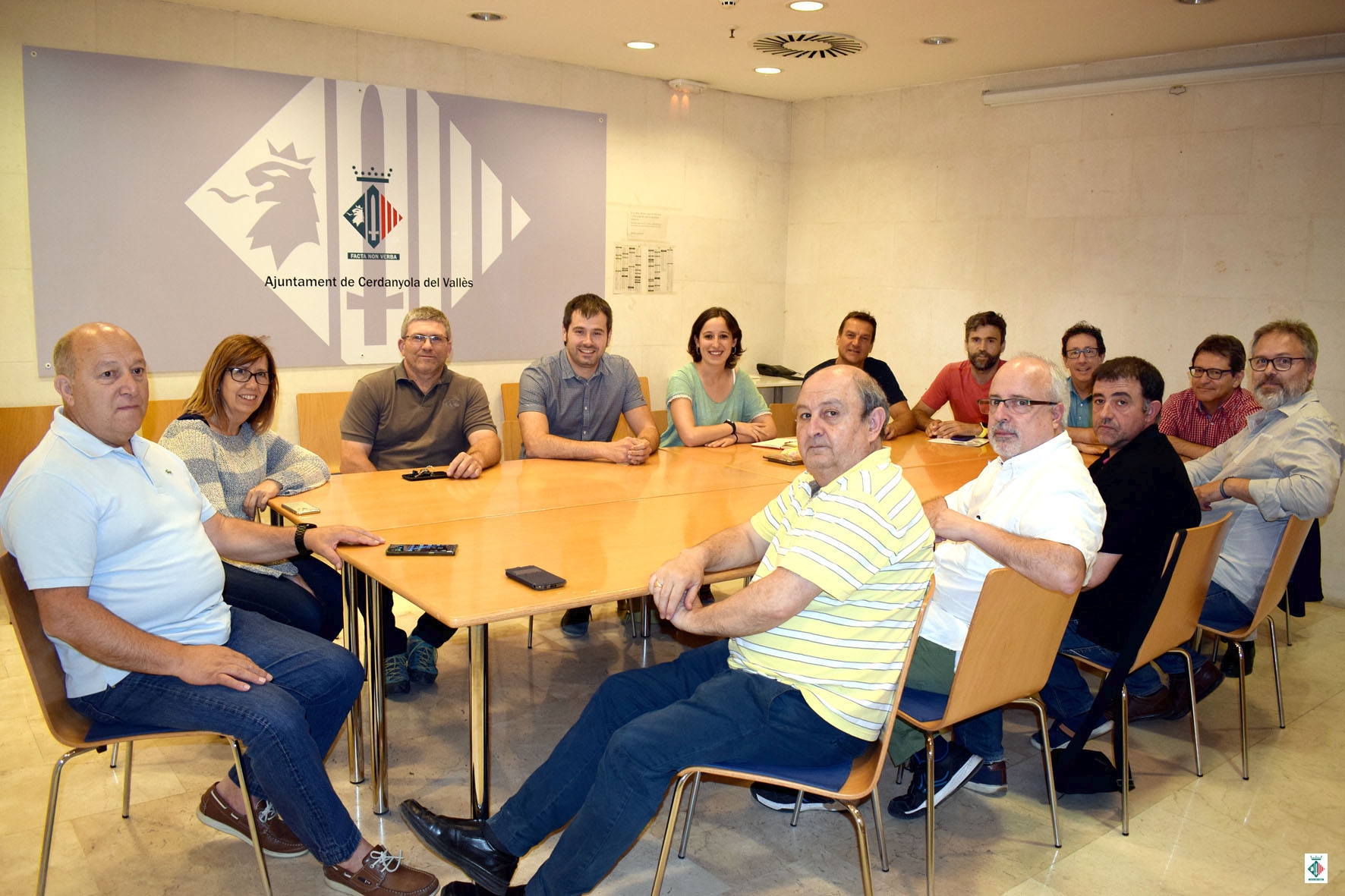 Un moment de la reunió