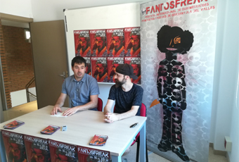 Carles Escolà i Rafa Dengrà durant la presentació del Fantosfreak