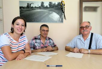 Laura Benseny, Paulino García (vicepresient) i Antonio Mancebo