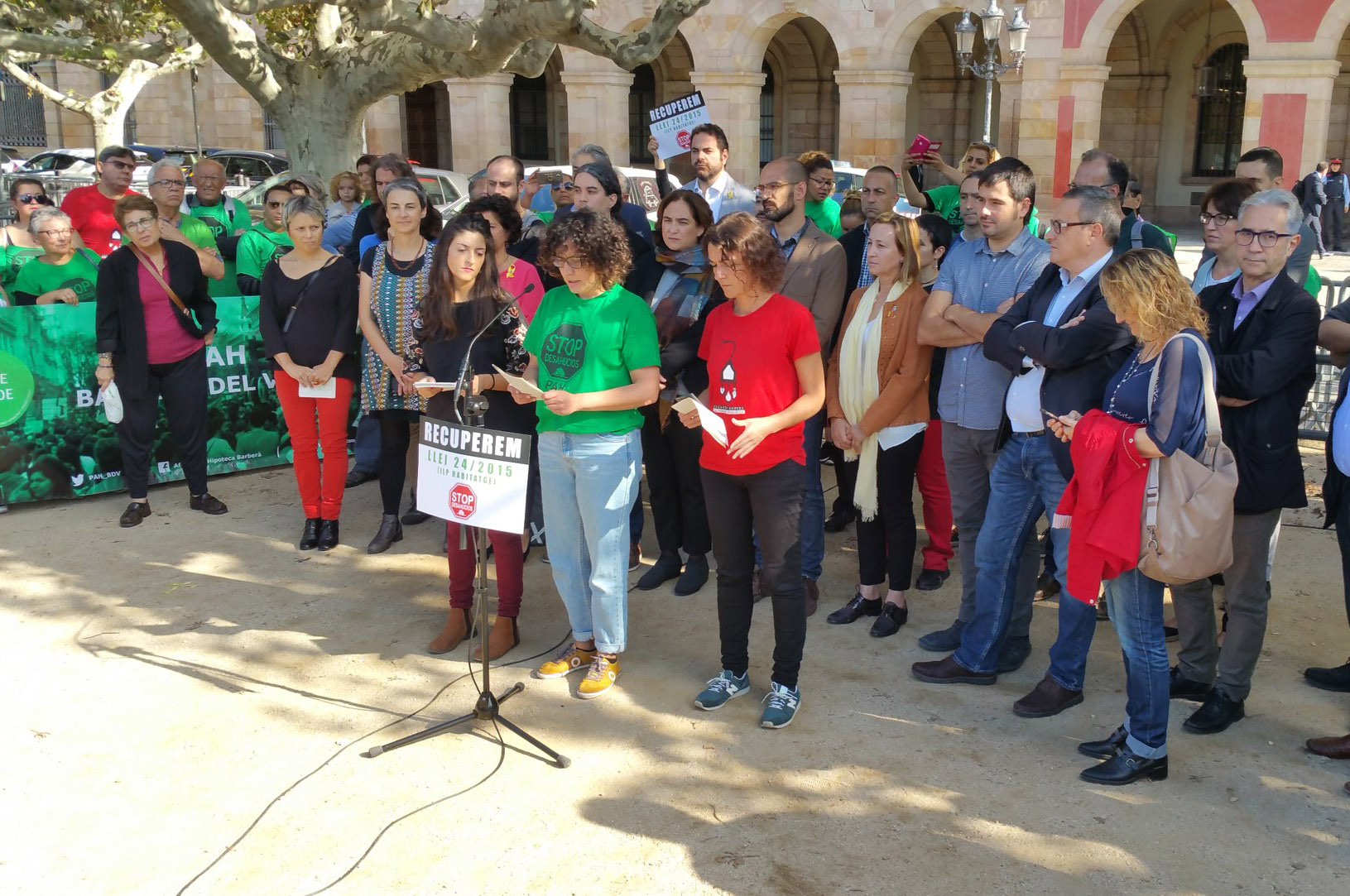 Moment de la roda de premsa. (c) Ajuntament de Ripollet