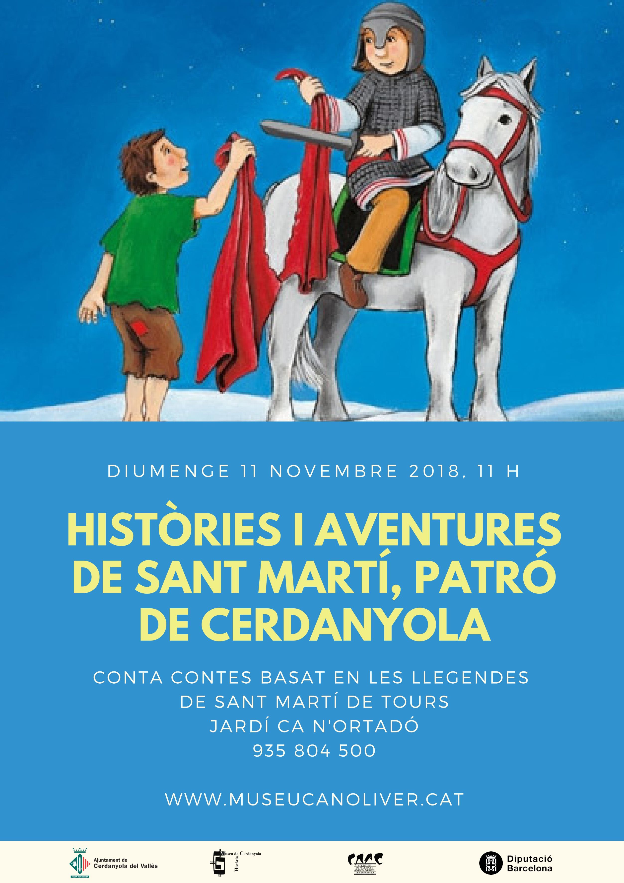 Cartell de l'activitat de Sant Martí