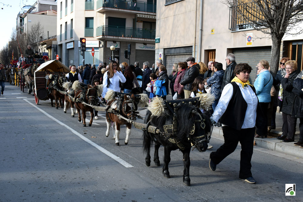 Moment de la passada dels Tres Tombs 2018