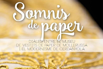 Detall del cartell de l'exposició Somnis de paper