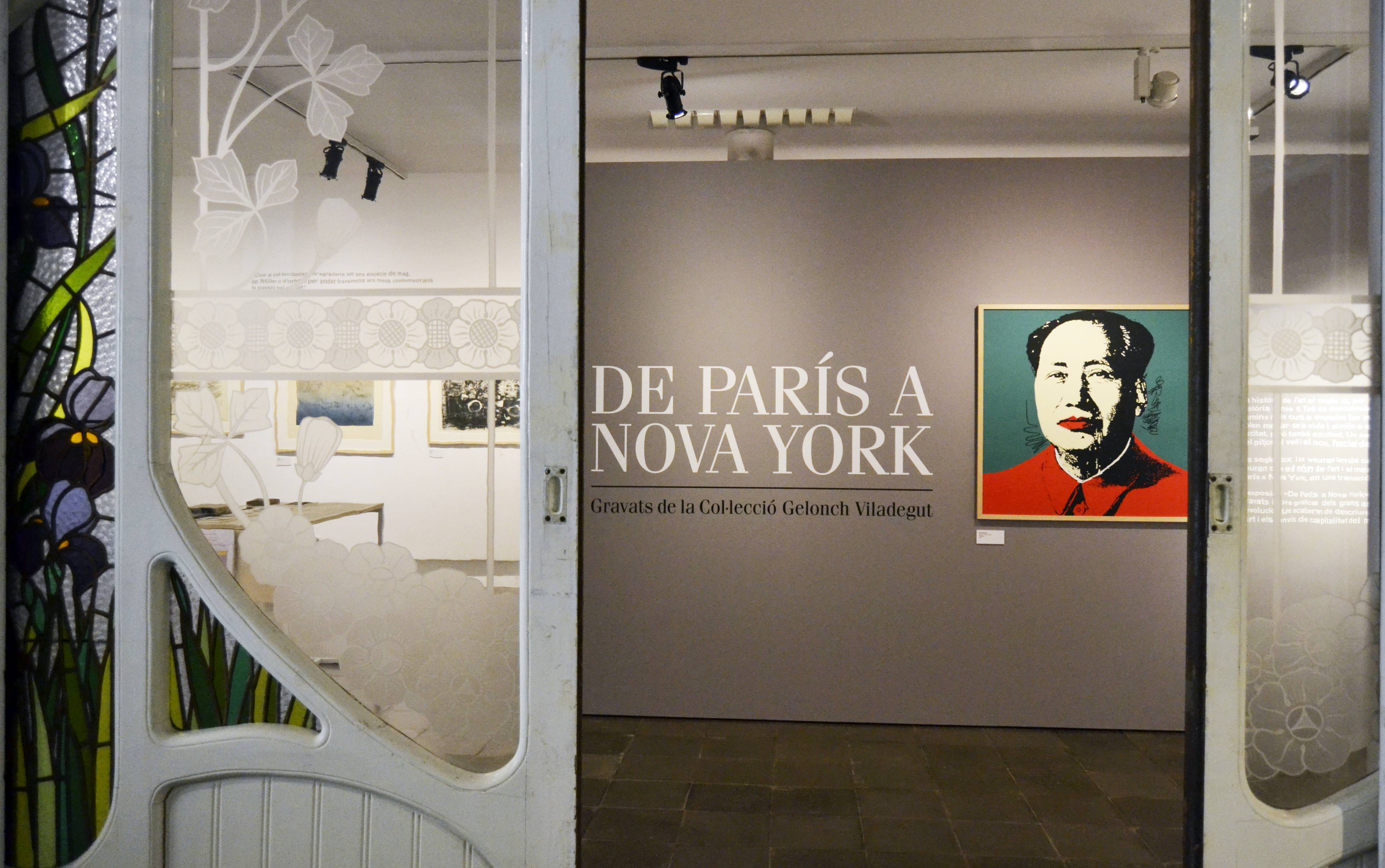 Fotografia de la mostra 'de París a Nova York'