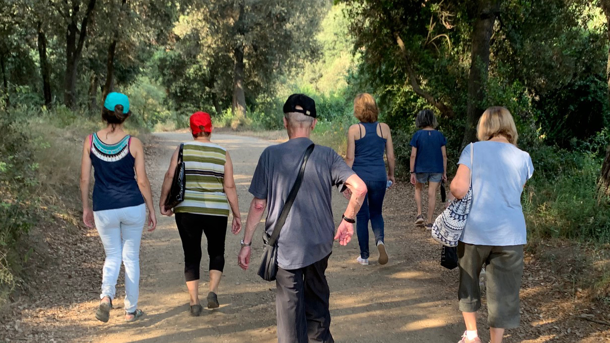 Moment d'una de les caminades