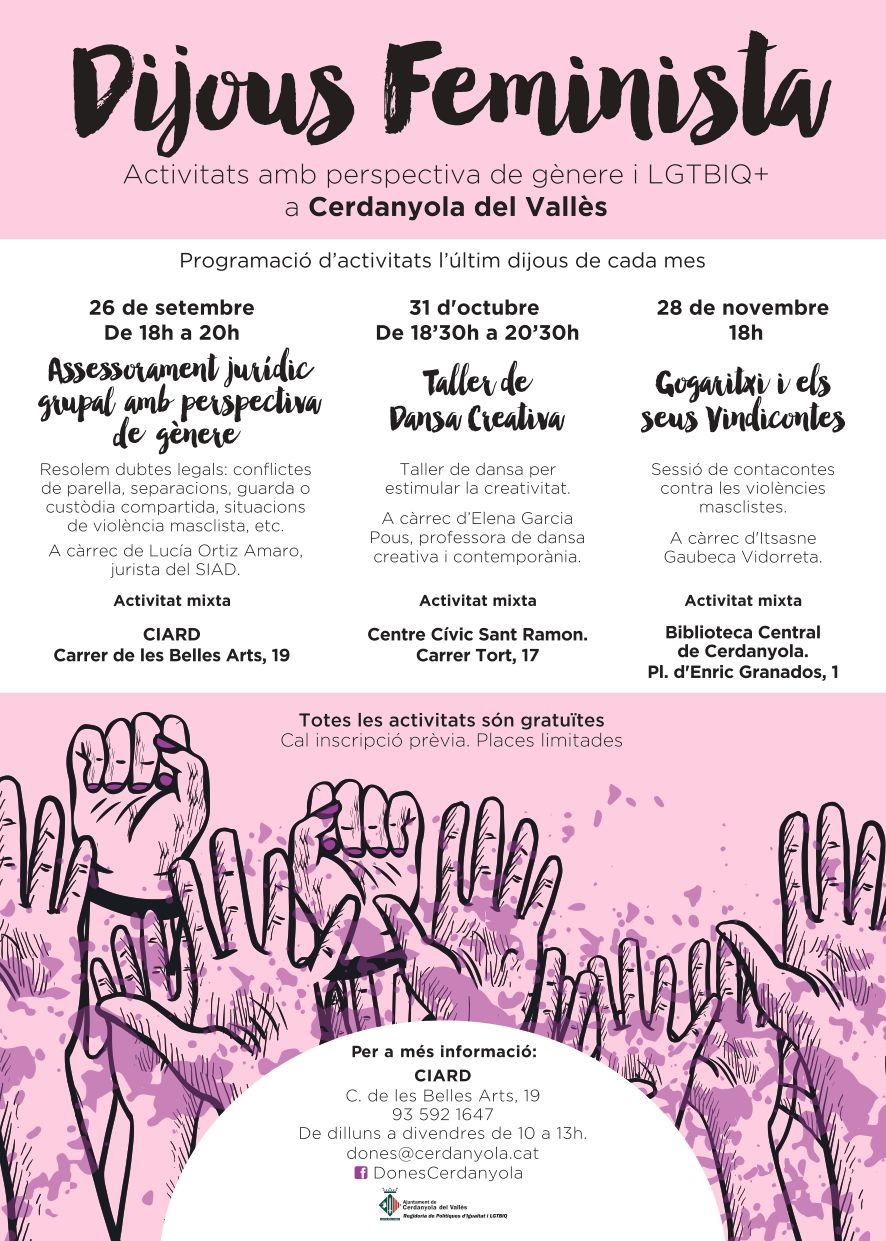 Cartell promoció Dijous Feministes