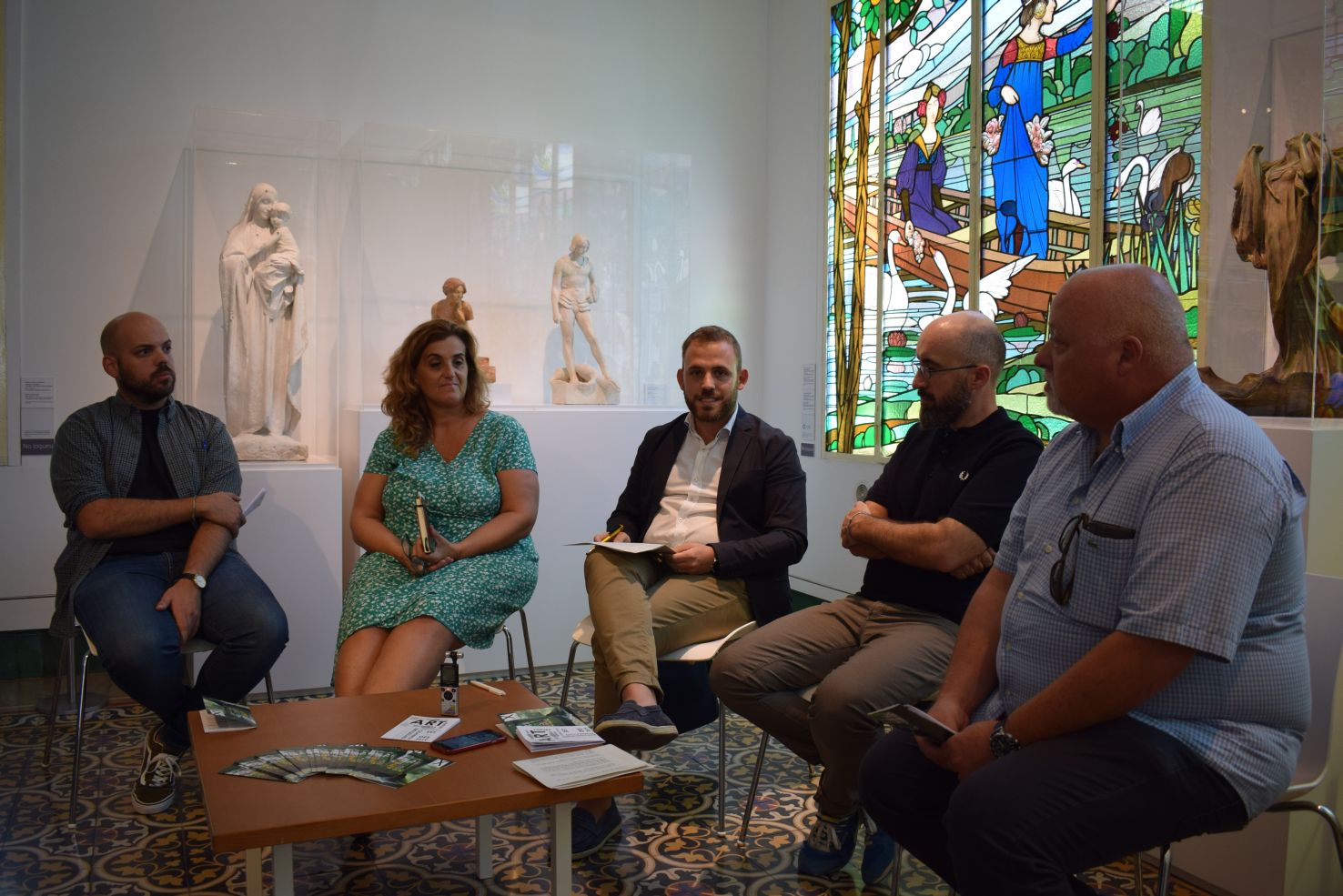 Moment de la presentació dels actes en roda de premsa