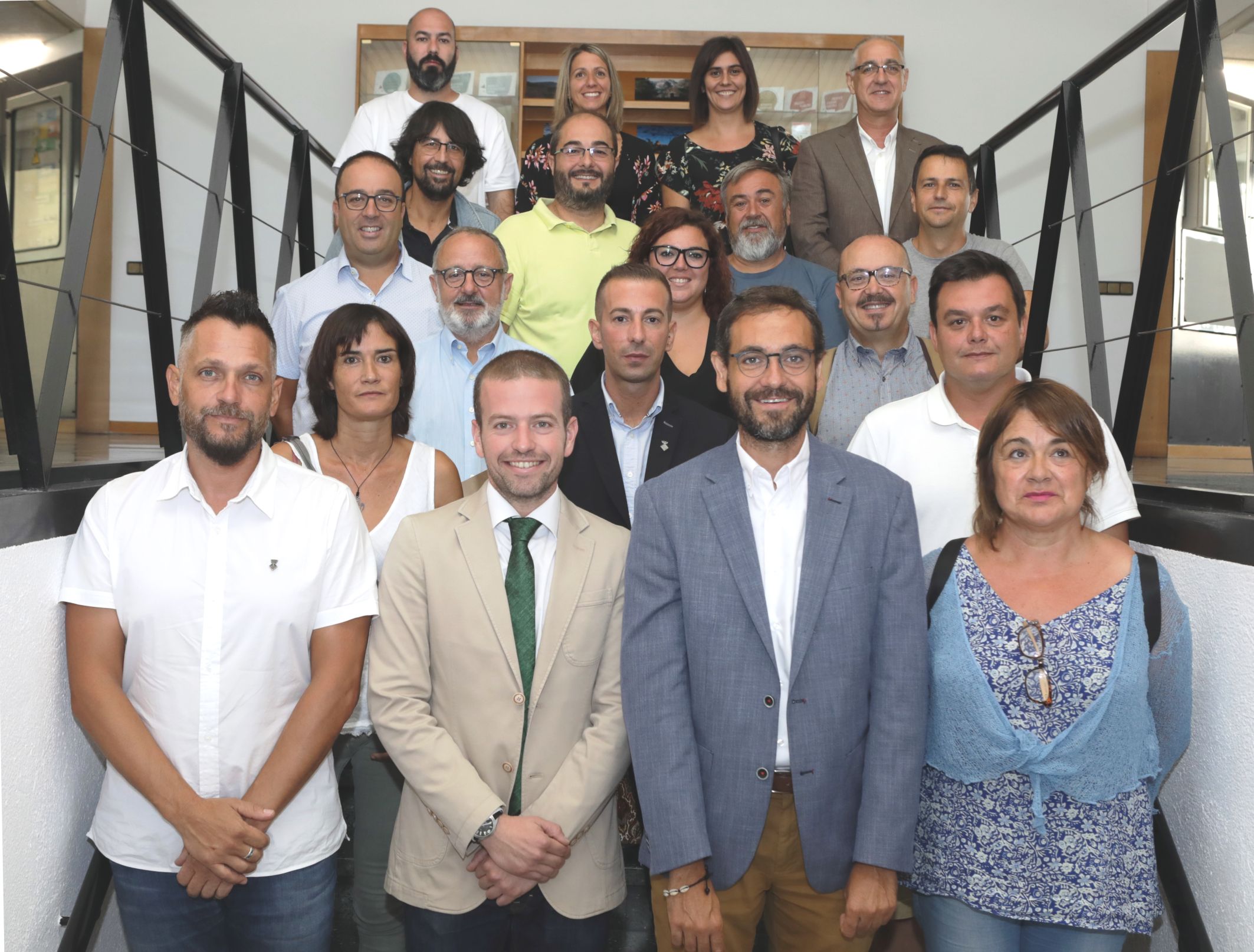 Foto de família de les persones integrants del nou Consell