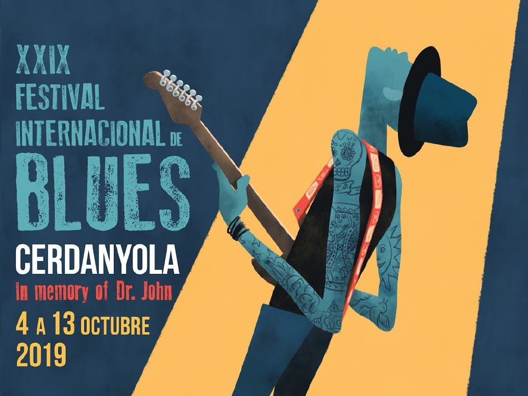 Part del cartell del Festival de Blues 2019