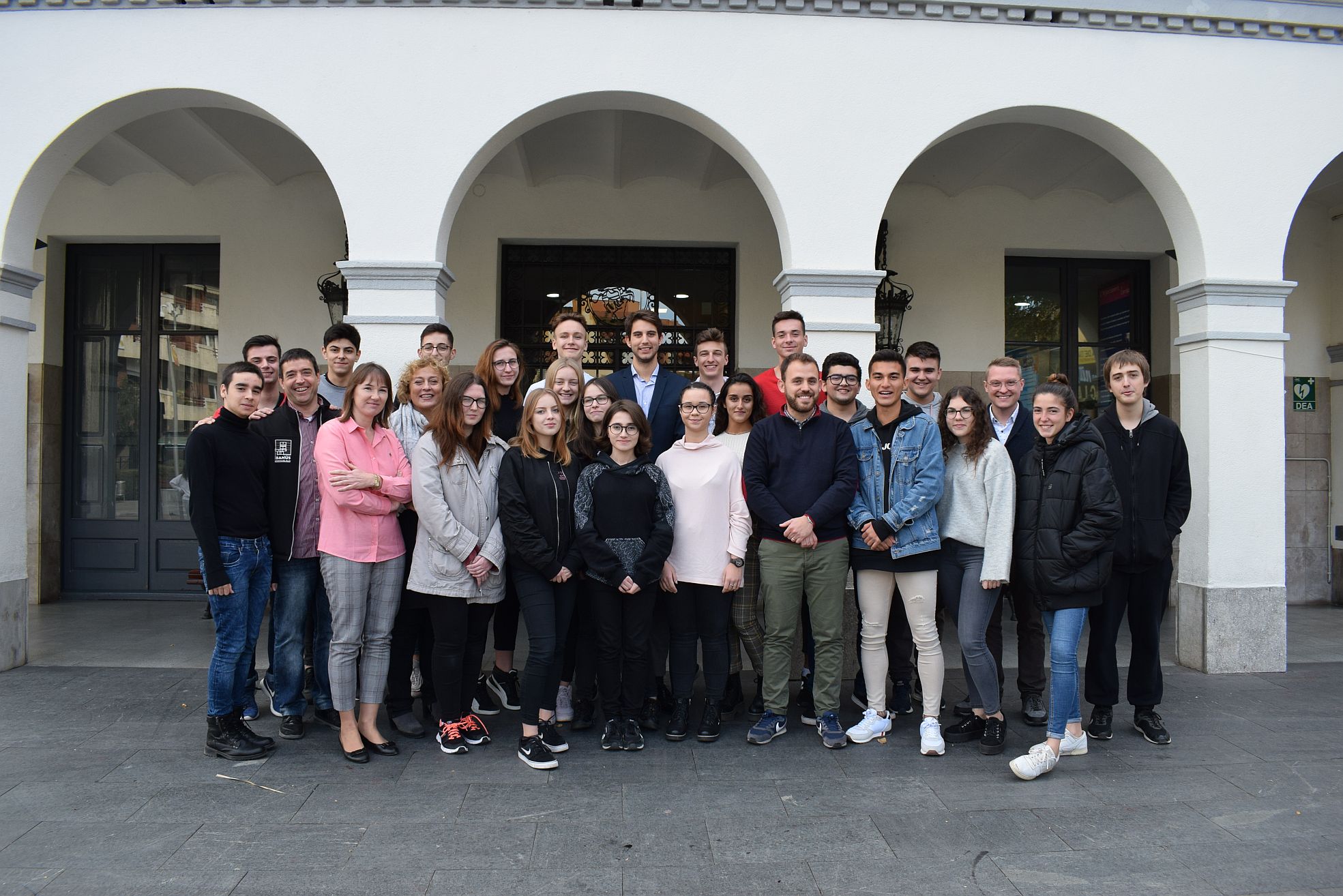 Foto de grup de les delegacions polonesa i catalana