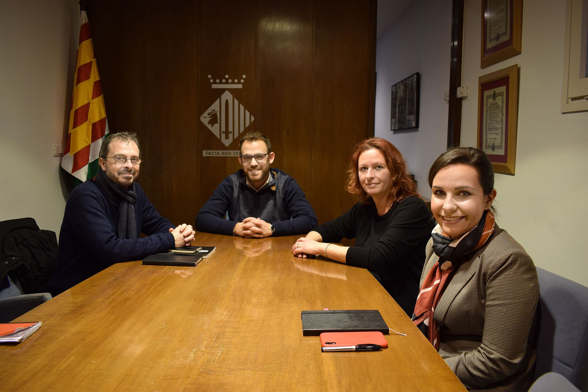 Recepció al director de la Fundació Ernest Lluch