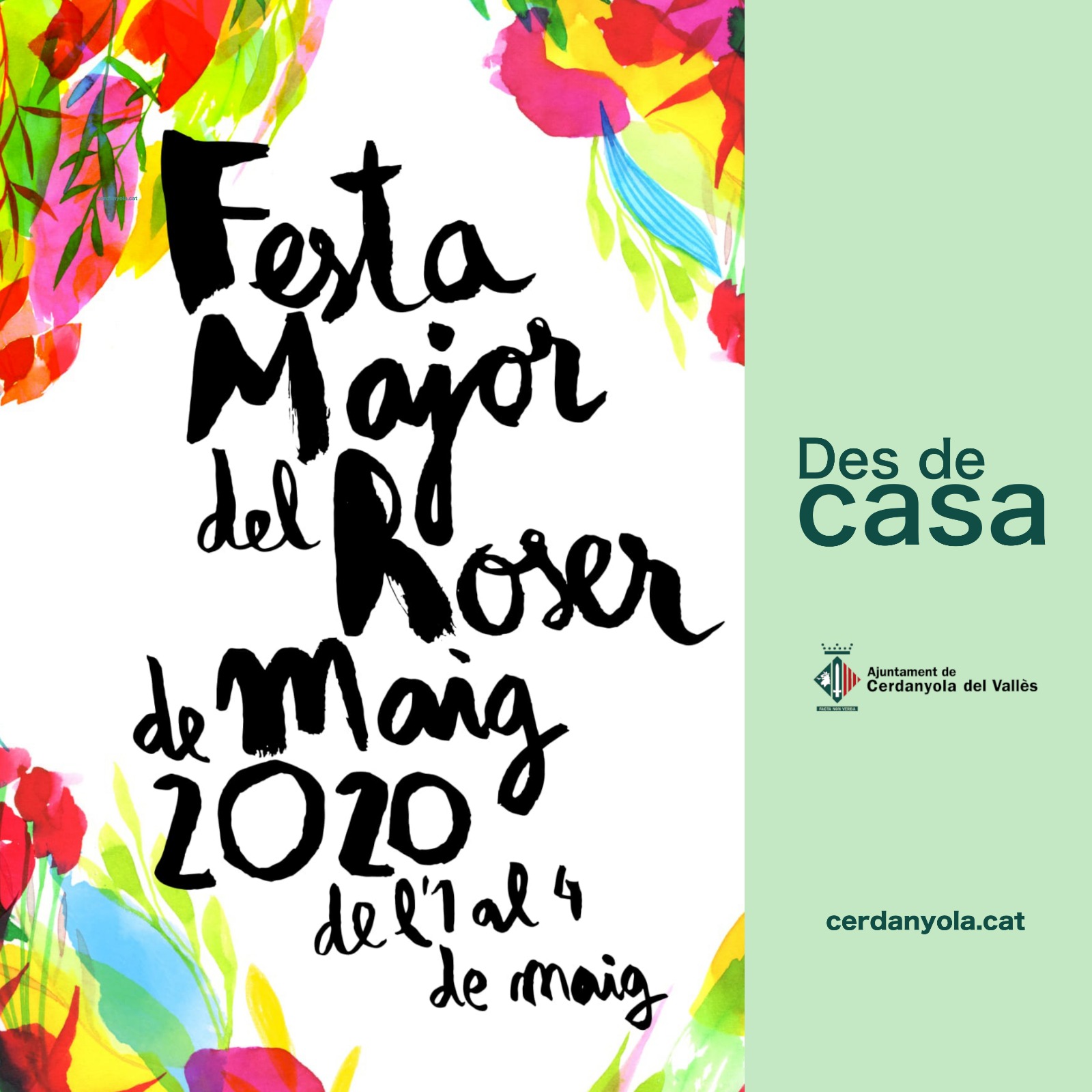 El Roser de maig 2020, des de casa.