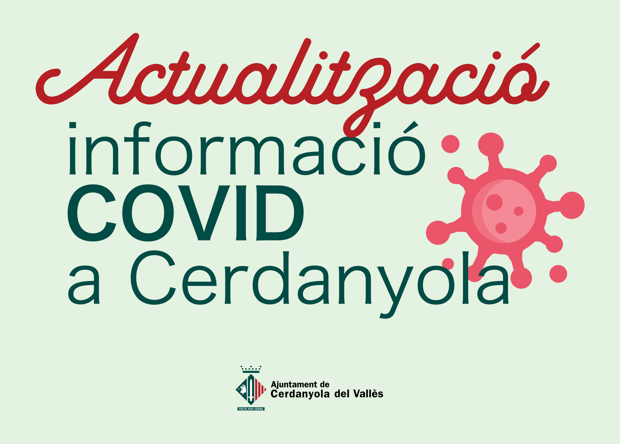 Imatge Actualització informació COVID Cerdanyola