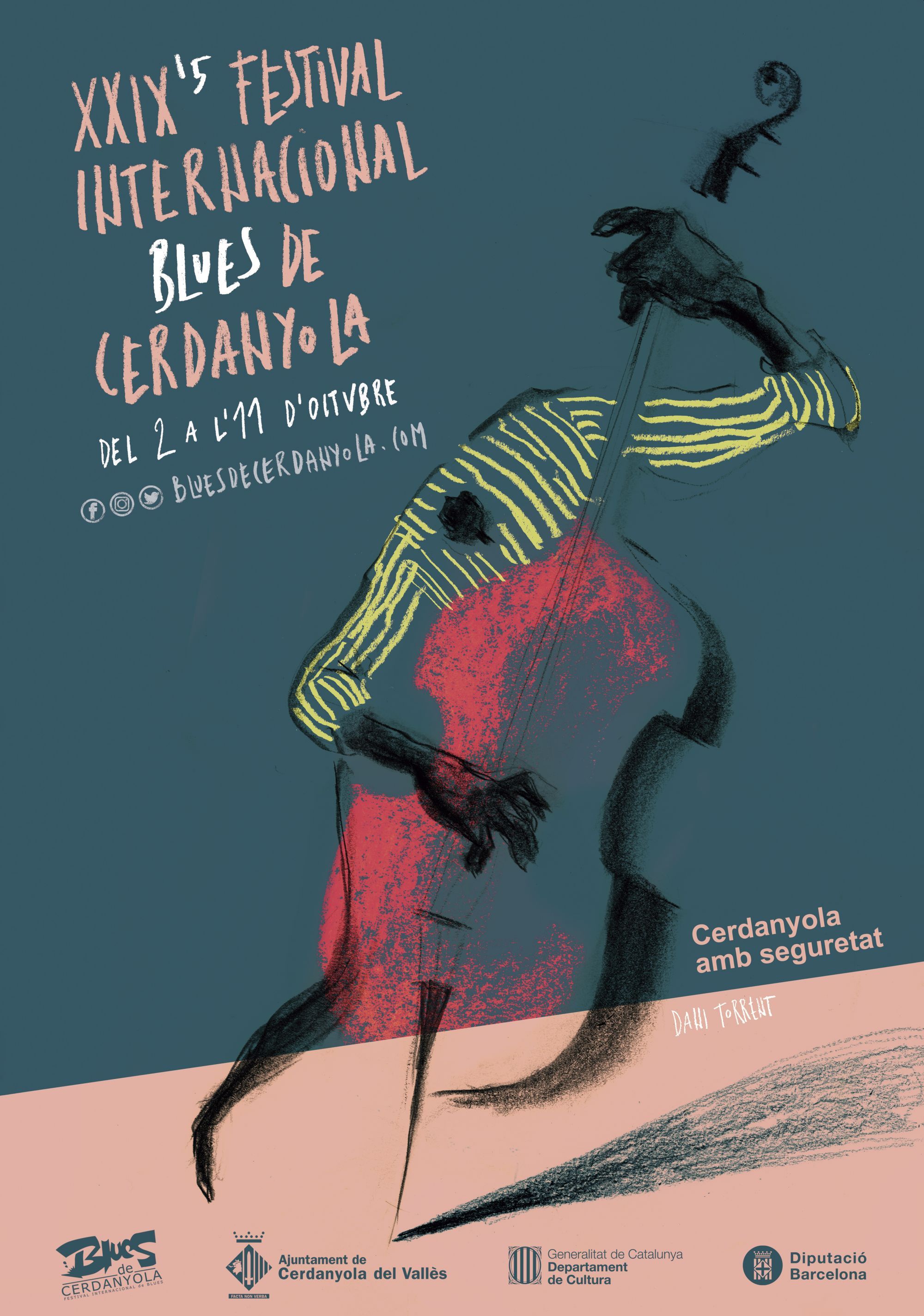 Cartell Festival Internacional de Blues de Cerdanyola