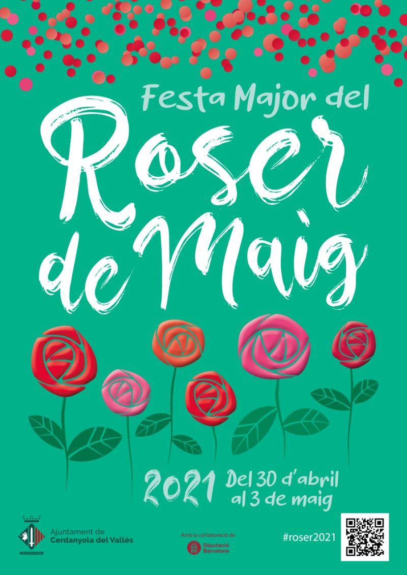 Cartell Festa Major del Roser de maig 2021