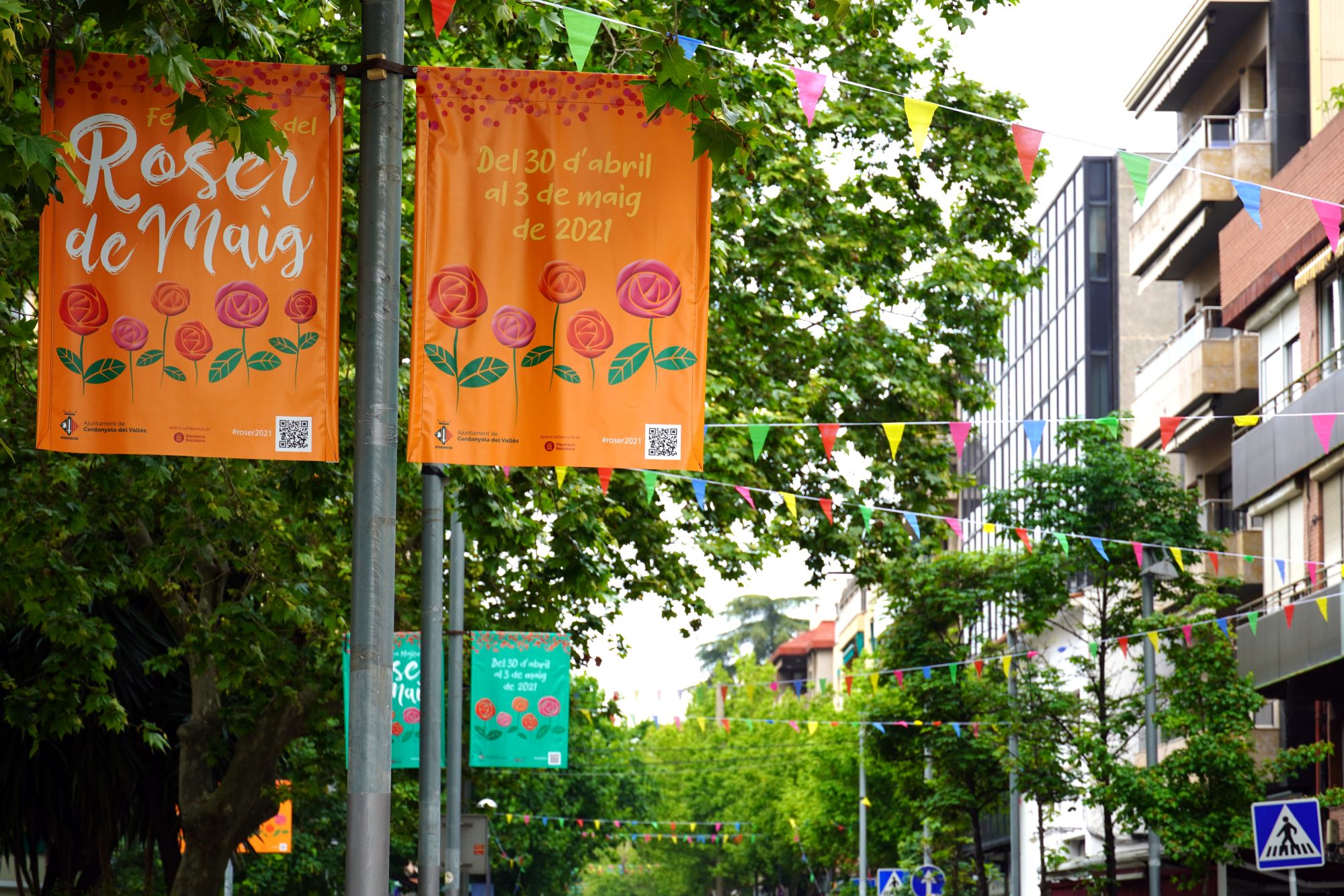 Decoració de la Festa Major del Roser de Maig 2021