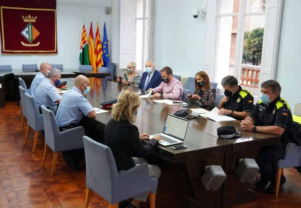 Moment de la Junta Local de Seguretat, celebrada dijous 23 de setembre