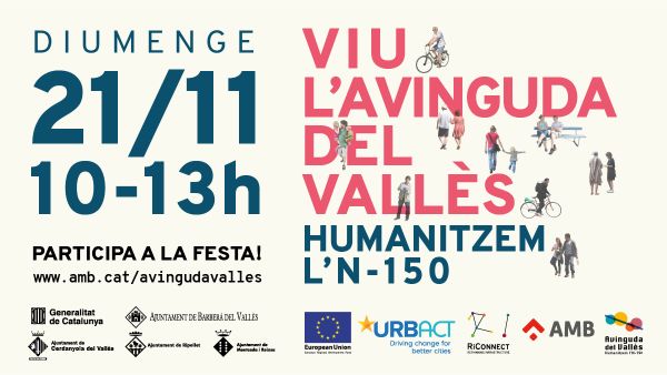 Imatge de la jornada participativa 'Viu l'Anvinguda del Vallès'