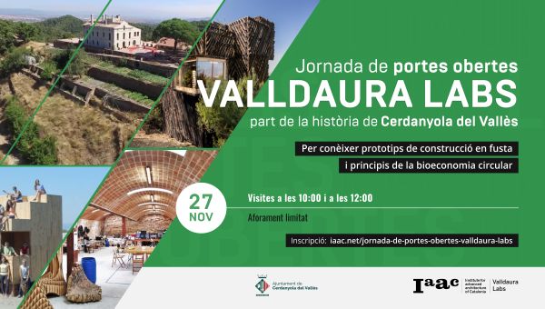 Imatge per anunciar les portes obertes a Valldaura Labs