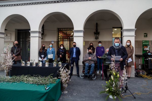 Moment de l'acte de commemoració del Dia Internacional de l'Holocaust