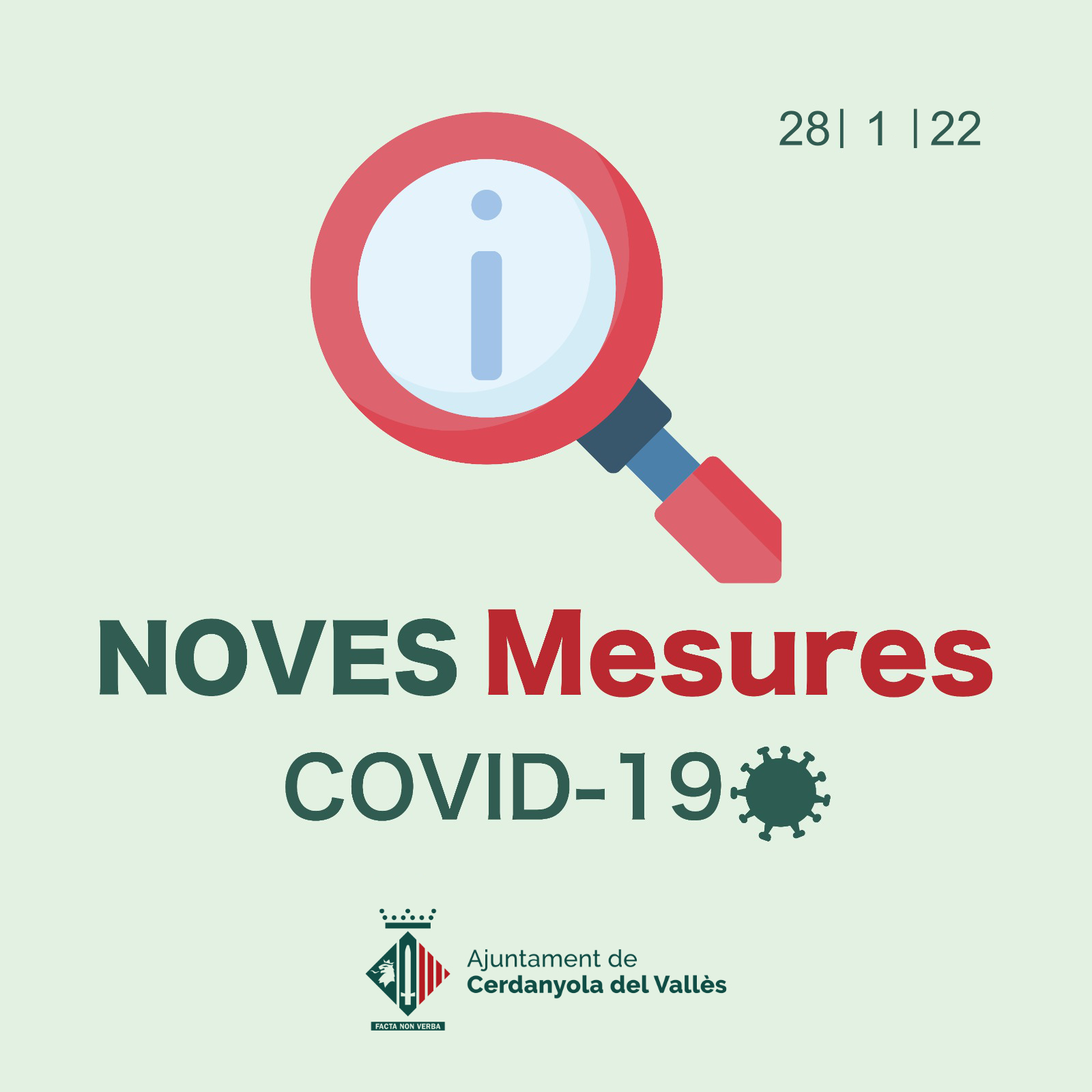 Imatge mesures COVID 28.1.22