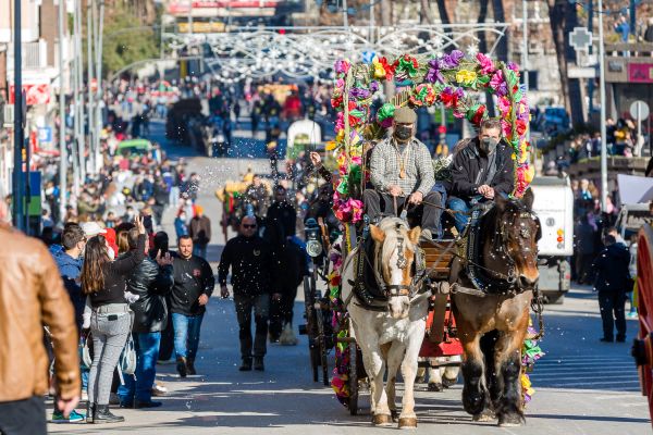 Moment de la passada dels Tres Tombs 2022