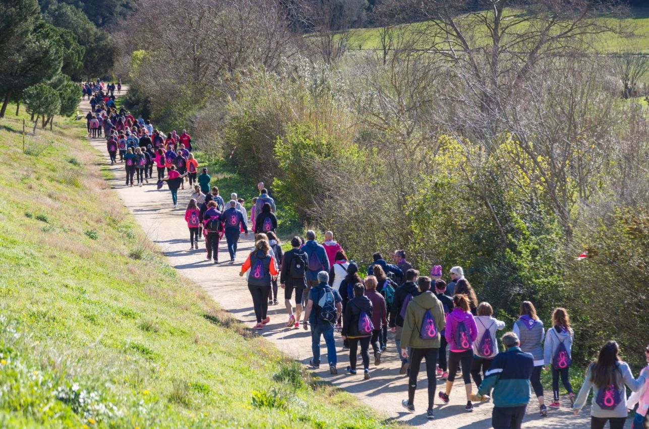 Moment de la caminada feminista del 2020