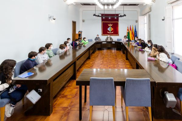 El plenari del Consell d'Adolescents es va fer a la sala de plens