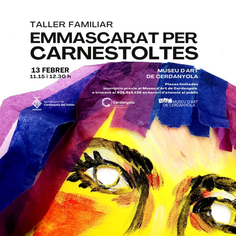 Part de la imatge del Taller 'Emmascarat per Carnestoltes'