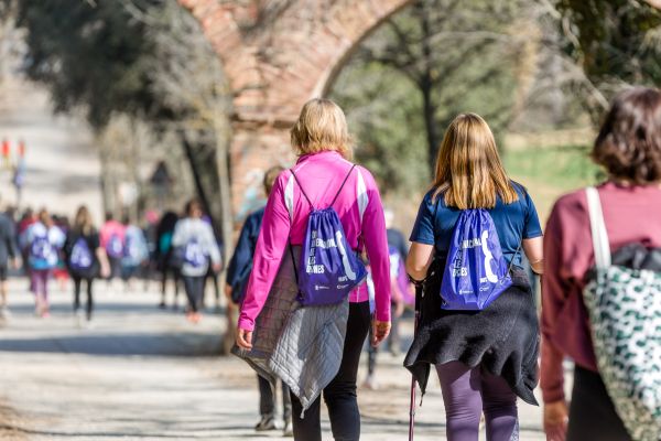 Moment de la III Cursa-Caminada Feminista
