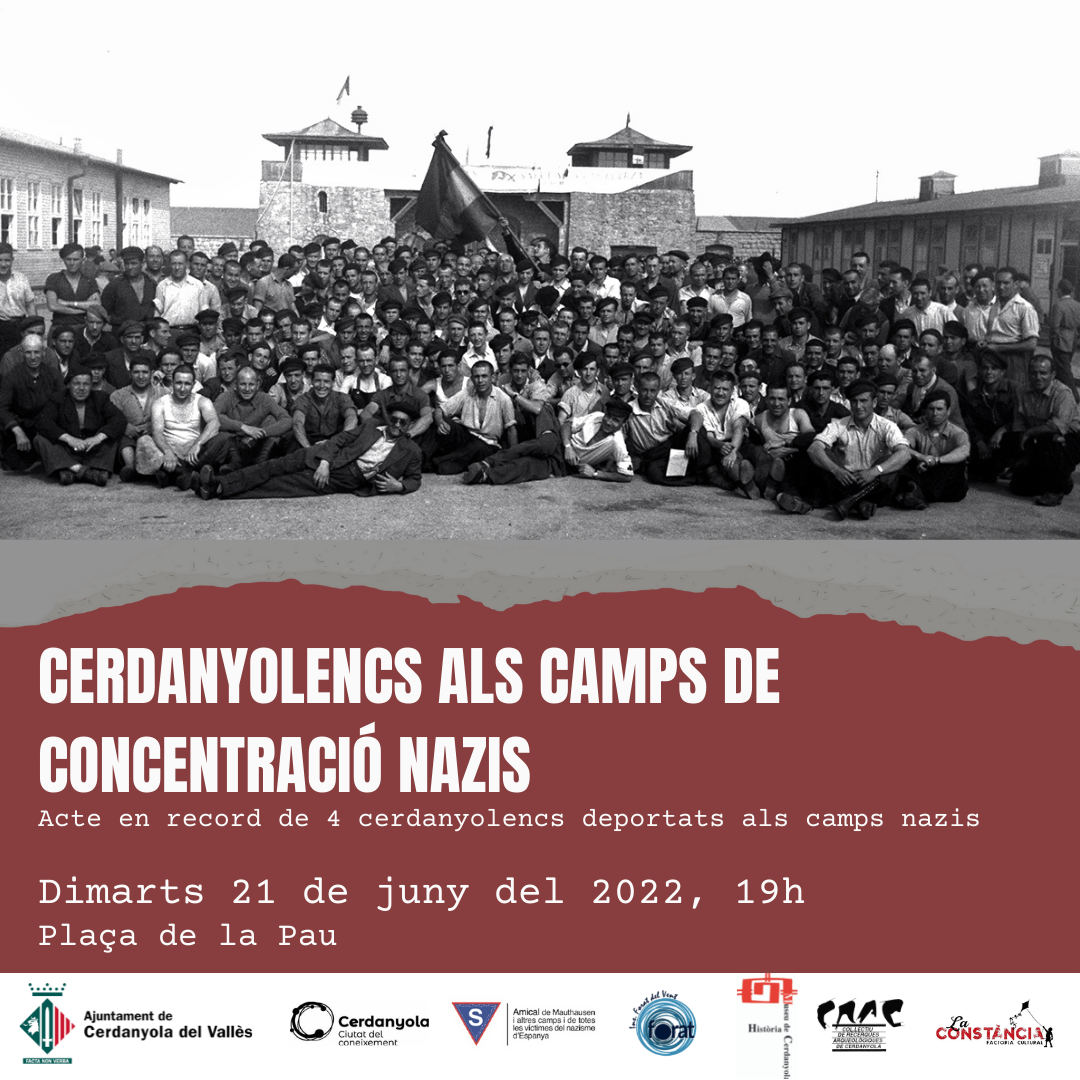 Acte en record als 4 deportats als camps de concentració nazis