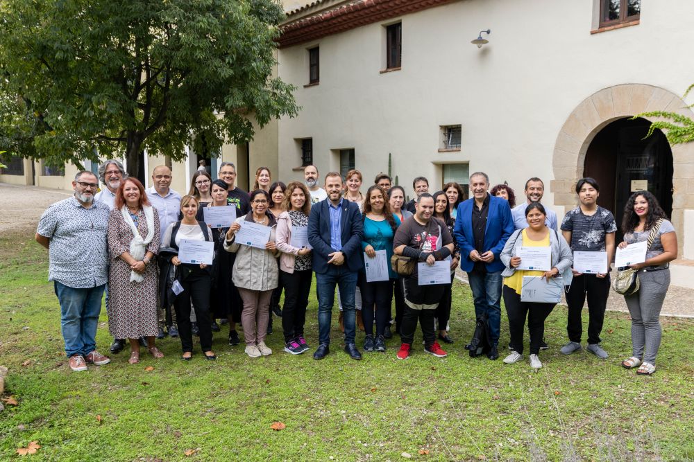 Avui els participants a la formació PLE han obtingut el seu diploma