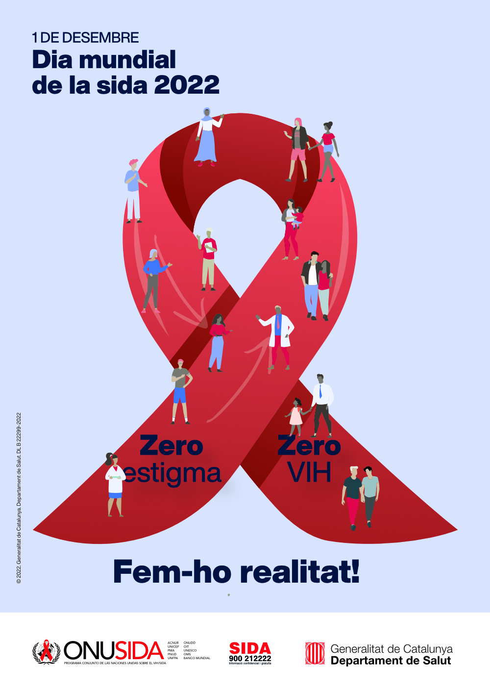 Dia Mundial de la Sida 2022. Zero estigma, zero VIH