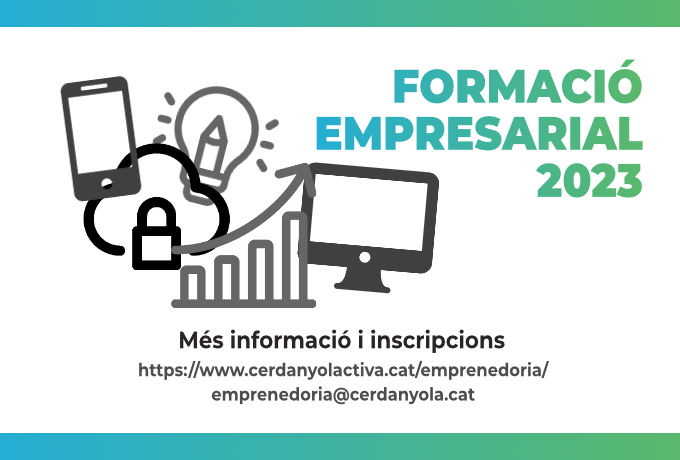 Imatge cartell Formació Empresarial 2023