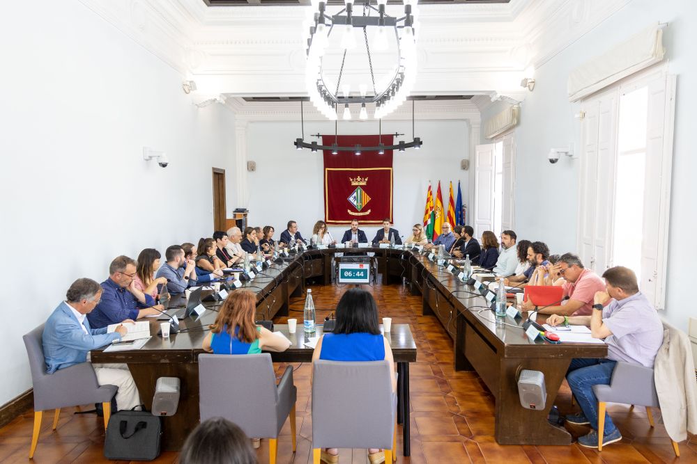 Fotografia d'arxiu del ple municipal