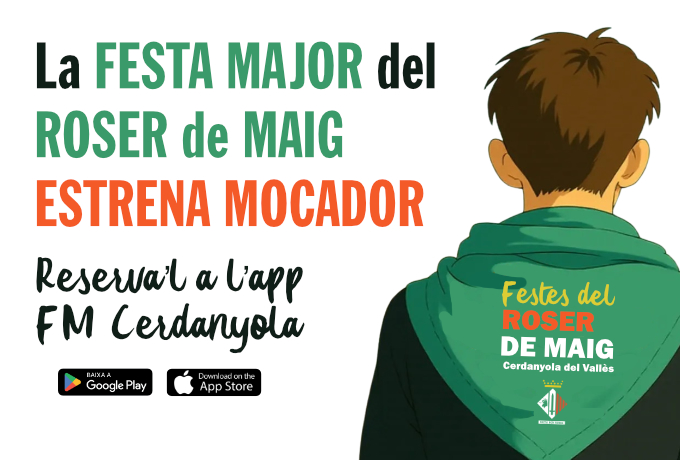 imatge mocador oficial de la Festa Major del Roser de Maig 