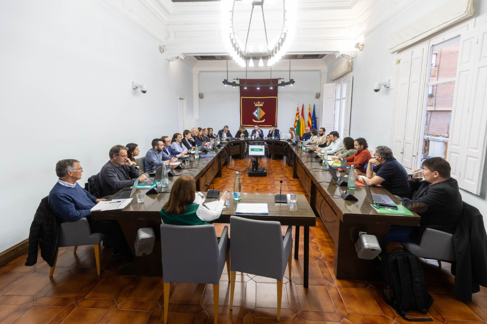 fots d'arxiu del ple municipal