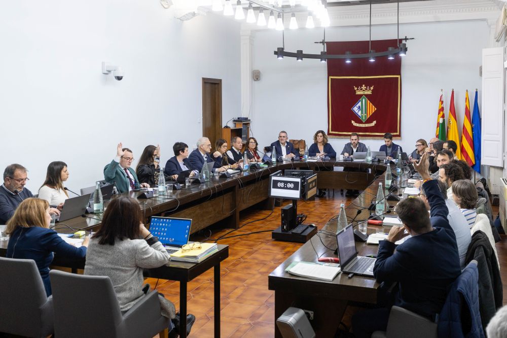 foto d'arxiu del ple municipal