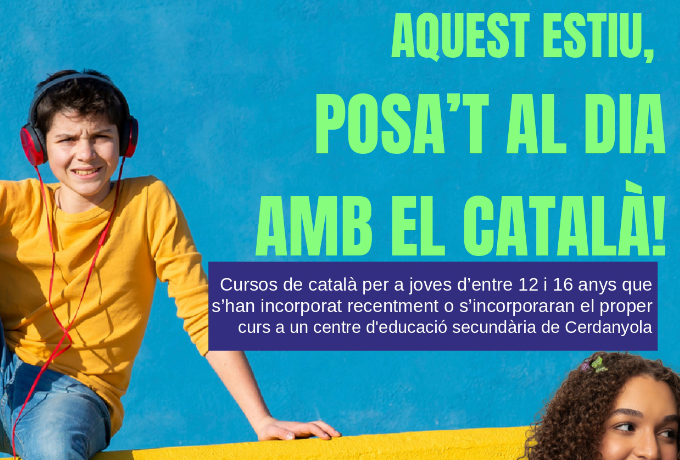Imatge Cursos Català joves nouvinguts 2026