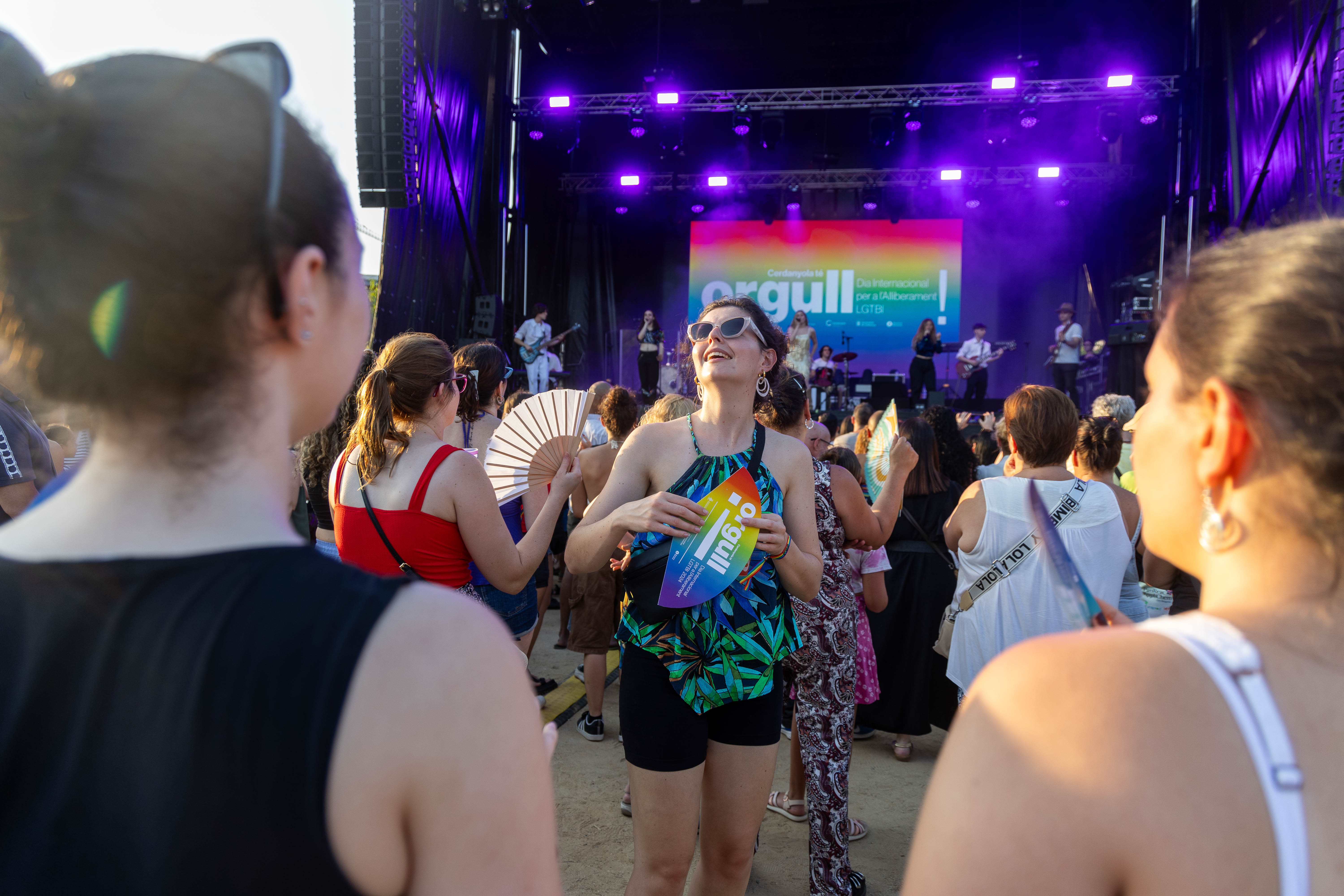 Fotografia d'arxiu de l'acte central del Dia Internacional per a l'Alliberament LGTBI 2025