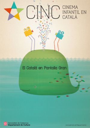 Cartell Cinema infantil en català