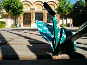 drac d'origami al MAC