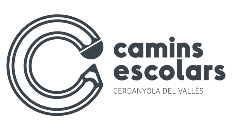 Logo dels Camins Escolars de Cerdanyola del Vallès
