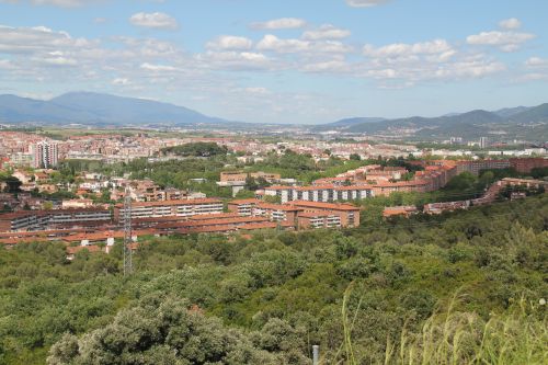 Vista del Barri Canaletes des de Montflorit